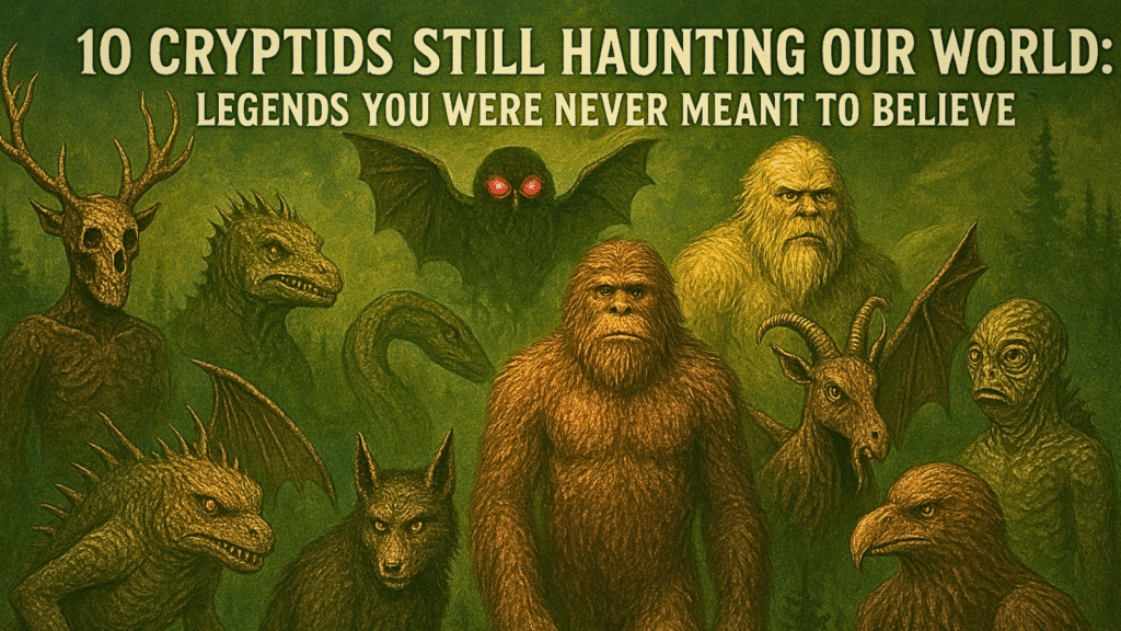 10 Cryptids Still Haunting Our World: Legends You Were Never Meant To Believe