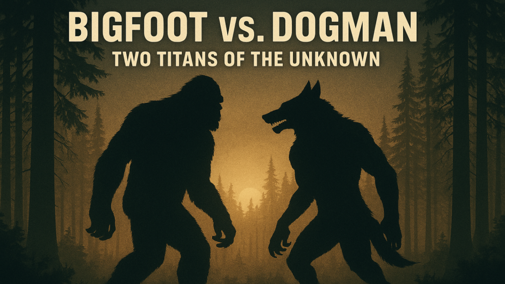 Bigfoot Vs. Dogman – Two Titans Of The UnknownPicture This: